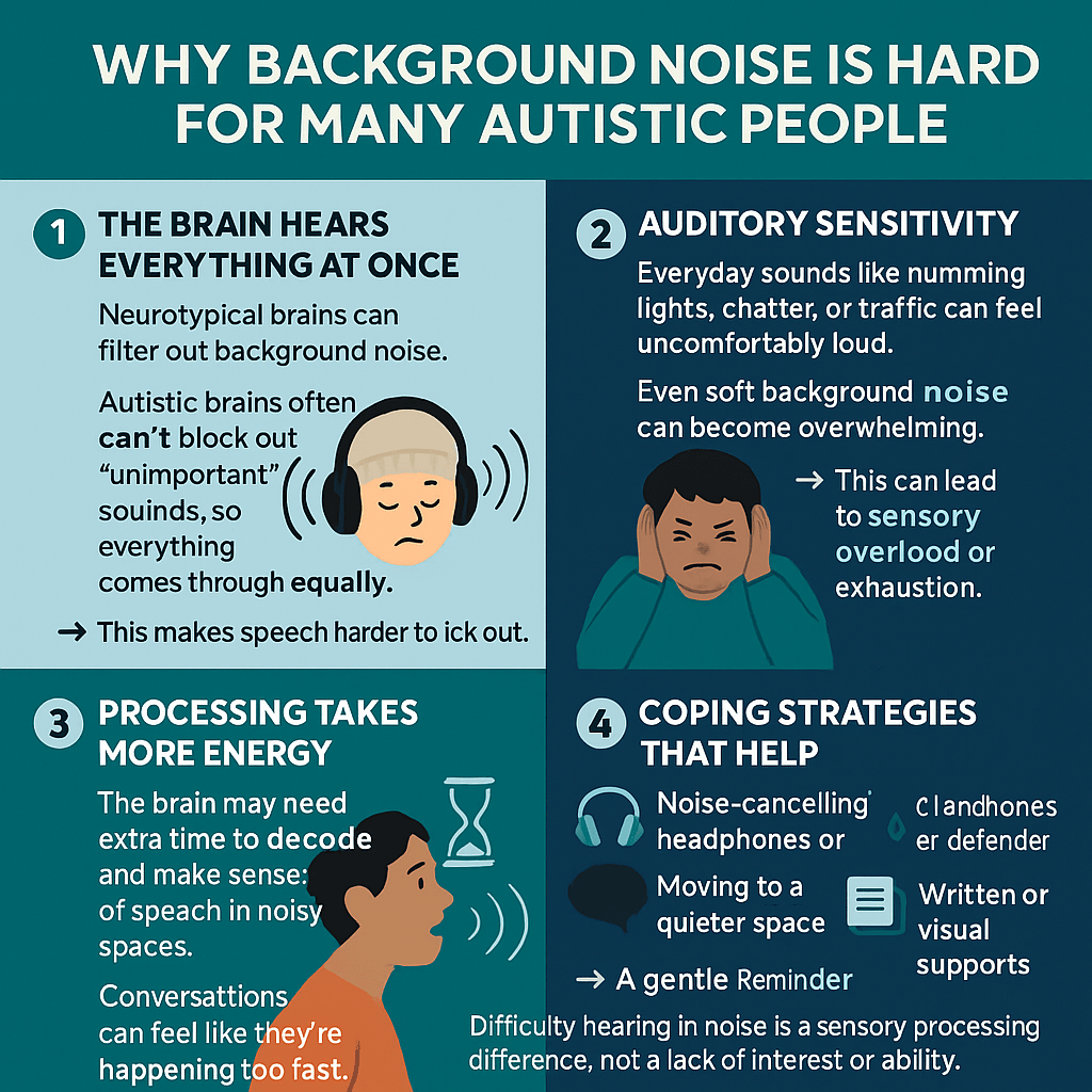 🧠 Why Background Noise Is Hard for Many Autistic&nbsp;People